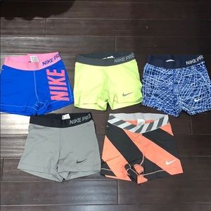 nike pros (all of them)
